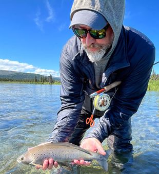 Alaska's serene waters, endless fish.