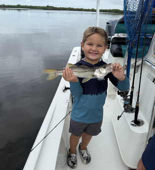 Nice snook on light tackle today! Calm waters made for perfect conditions.