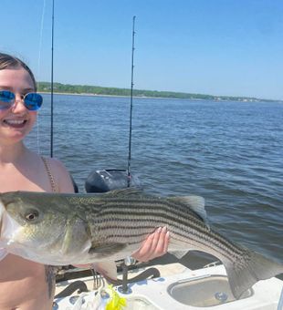 Striped Bass Fishing in Belmar, NJ