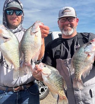 Double the anglers, double the slabs! 🎣