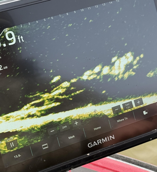 Sonar lit up with promising marks while jigging Cleveland waters!