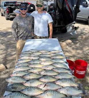 Sunrise on an Oklahoma lake—perfect start to a fishing day.