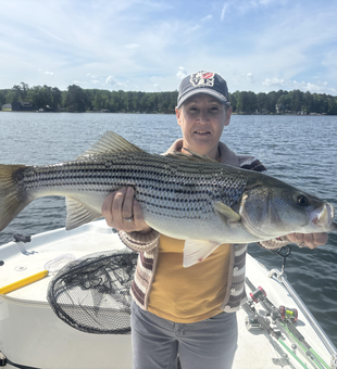 Reeled in a big one on the lake today!