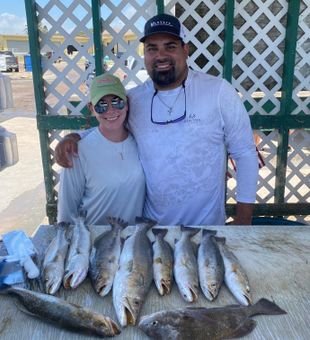 Great day landing Speckled Trout and Drum!