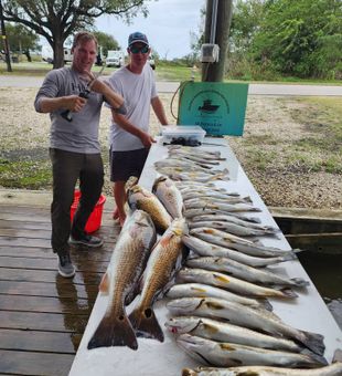 Epic redfish and speckled trout haul!