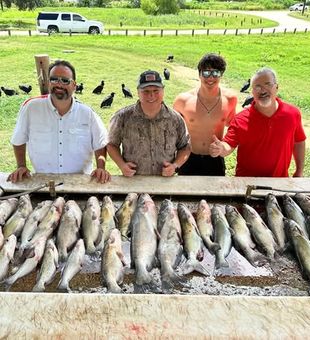 Spend your day exploring the productive waters of Calaveras Lake, where every cast brings the chance for a memorable catch.