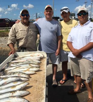 Galveston waters, where dreams are caught