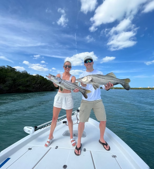 Double snook success in Fort Pierce waters!