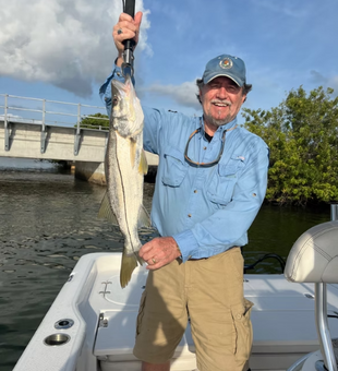 Nice Fort Pierce snook making the day complete!