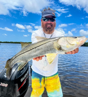 Beautiful Fort Pierce snook ready for the photo!