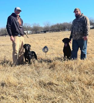 Ready for action in Carbon TX hunting grounds.