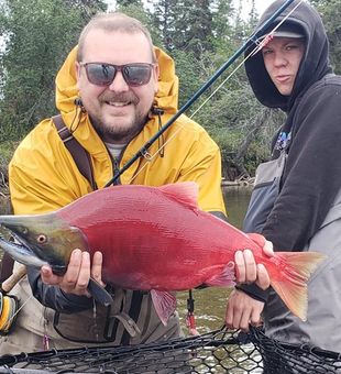 Fresh from the River: A Salmon’s Glorious Glow