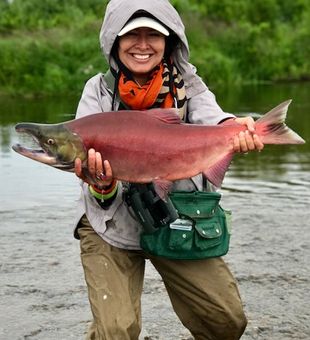 Pure Joy: Reeling in a Magnificent Salmon