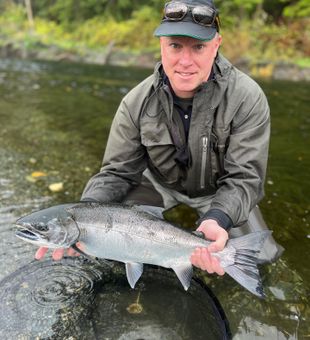 Coho Salmon Delights in Cowichan Waters