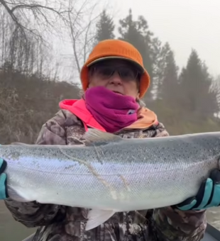 Beautiful rainbow trout from Grants Pass Oregon waters!