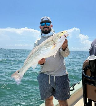 Catching Redfish in Matagorda Bay today.