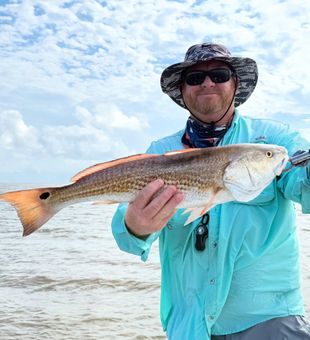 Huge Redfish in Matagorda Bay!