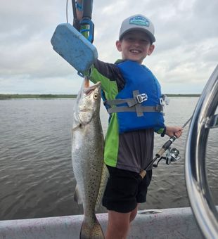 Nice speckled trout from Texas City waters!