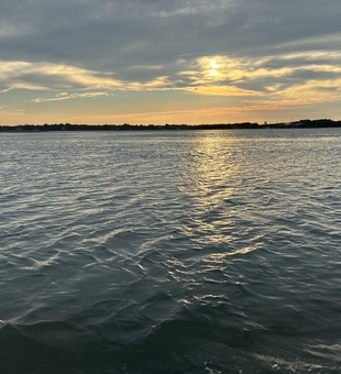 Perfect conditions for jigging and trolling with light tackle. Partly cloudy skies made for an exciting adventure on the water.