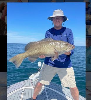 Solid gag grouper caught 2 miles out of the Pass