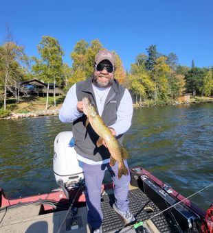 Solid Northern Pike action on a crisp lake day.