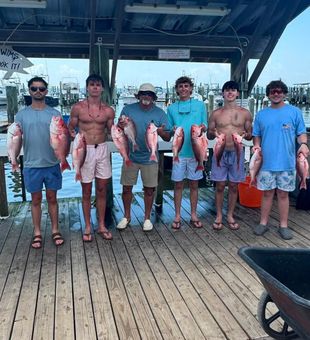 Gulf Shores red snapper delivering the goods!