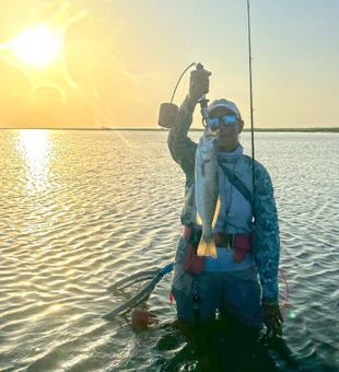 Try wade fishing with us in Rockport Today!