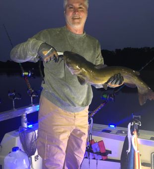 Catch of the day—impressive catfish!