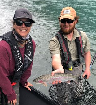 Beautiful Trout Catch In Kenai River