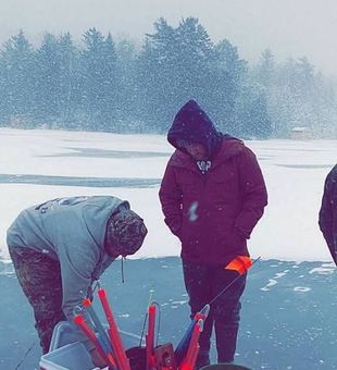 Coho, bass, and more under the ice!