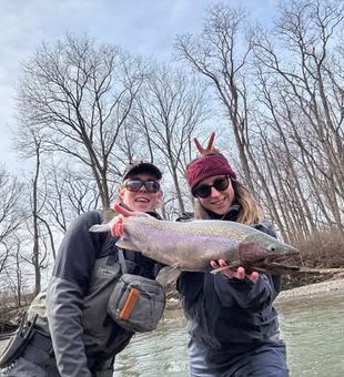 Chasing steelhead trout along the Lake Erie tributaries in Angola, New York