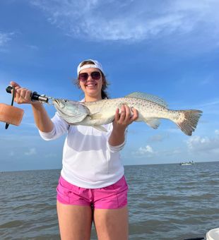 Nice Sea Trout Caught in Matagorda Bay Texas