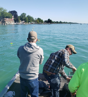 Beautiful Day to Fish Lake St Clair