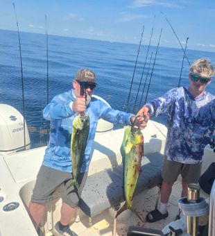 Double mahi mahi success in Sebastian FL waters!