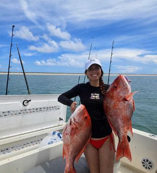 Double red snapper success in Sebastian FL waters!