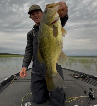 Epic largemouth bass catch! Powerful action on deck 