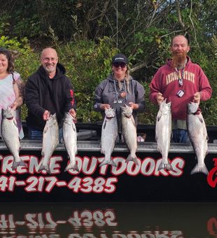 Outstanding Chinook and Coho salmon haul from Coos Bay!
