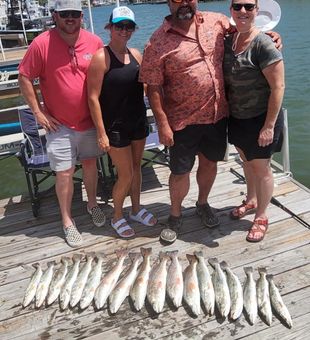 Epic day of redfish and speckled trout!