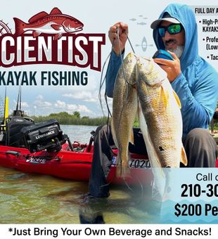 San Antonio redfish success from the kayak!
