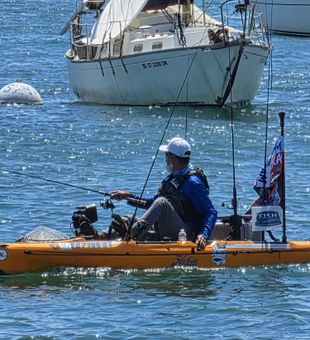 Perfect kayak fishing setup ready for action in San Antonio!