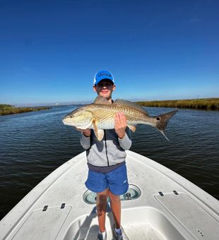 Tangled up in redfish bliss!