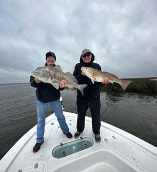 The thrill of the catch: redfish edition! 