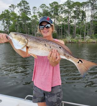 Santa Rosa Beach, FL fishing for Large Redfish