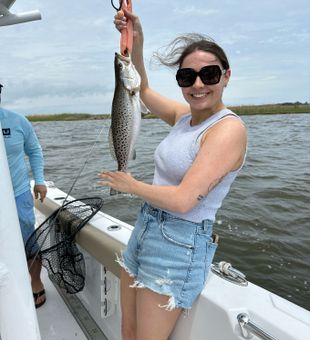 Speckled Trout Catch in Manteo Fishing Charters