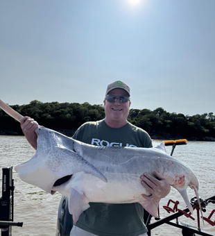 Catch Paddlefish in Grove Today