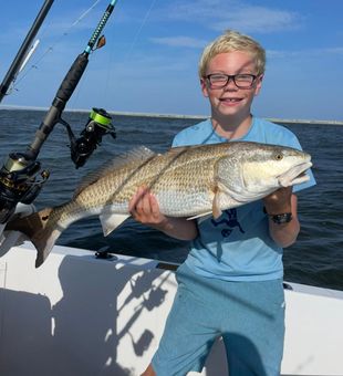 Outer banks local Redfish caught by a new angler