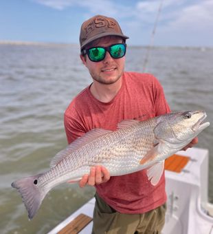 Redfish catch by an experienced angler