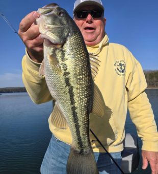 George and Joe had a great day bass fishing in Cape Fair Tabke Rock Lake 