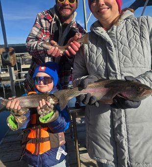Vibrant day and rainbow trout success!
