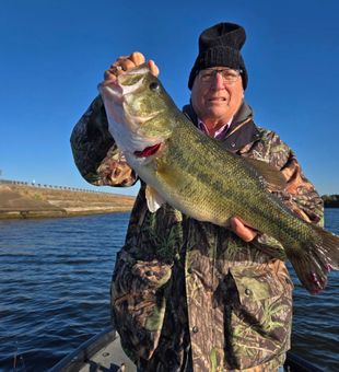 Nice bass catch in Alba TX waters today!